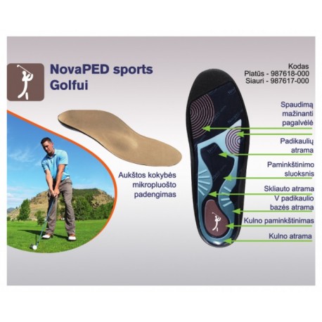 VIDPADŽIAI GOLFUI NovaPED Golf